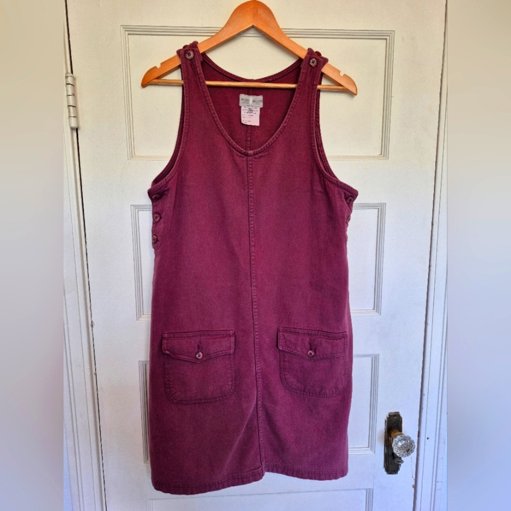 100% Cotton Jumper Style Dress By French Dressing Size 8 Women's
